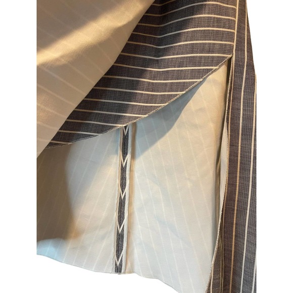 ACLER Skirt Womens 4 Long Designer Classic Black White High Low Wrap Luxury - Picture 8 of 9